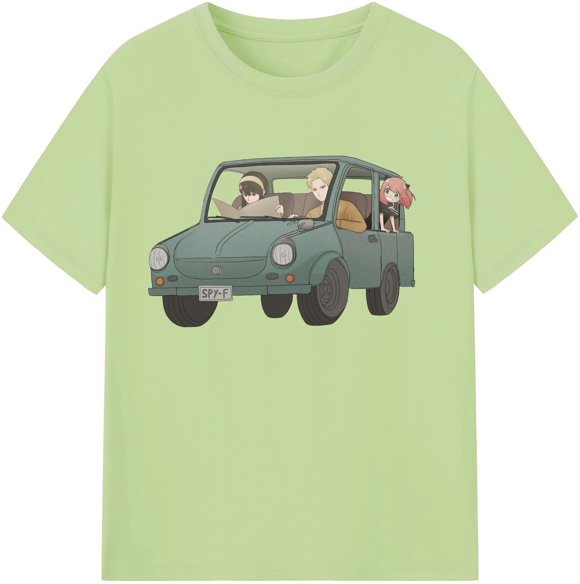 （画像用） SPY×FAMILY间谍家家酒 綿100％半袖Tシャツ（フロントプリント）